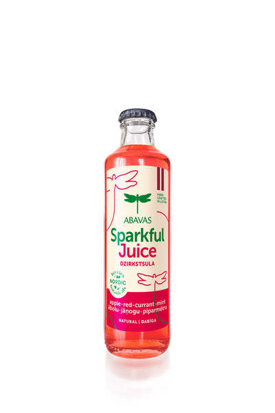 Sparkful Apple-Red currant-mint sparkling juice, non-alcoholic