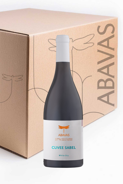 Vīnogu baltvīns Cuvee Sabel, sauss