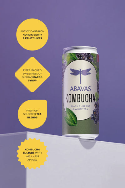 Black Currant & White Tea kombucha