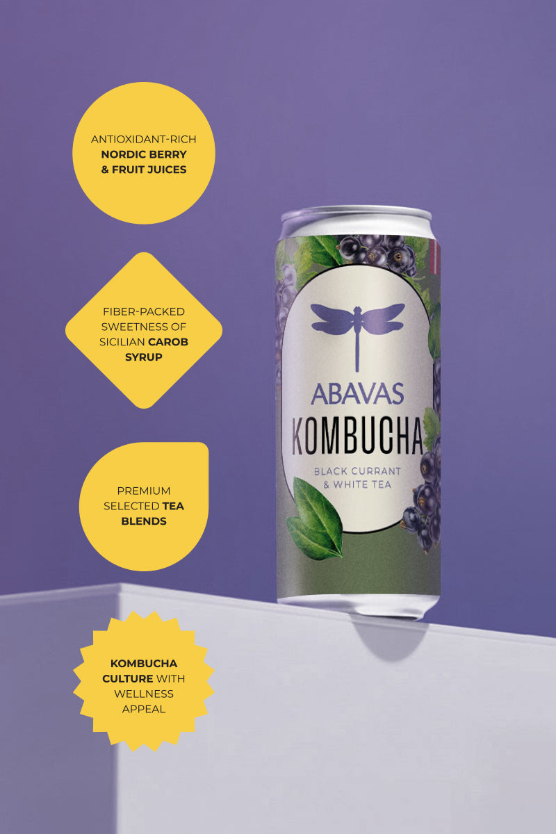 Black Currant & White Tea kombucha