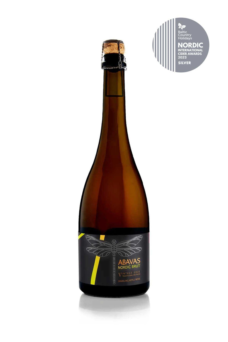 ABAVAS Nordic Brut Vintage 2021 , sparkling apple wine
