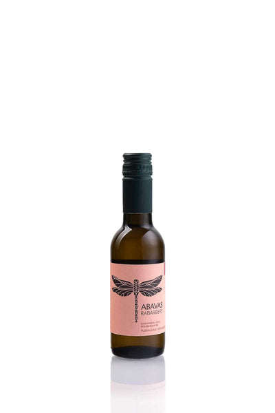 Rhubarb semi-sweet wine